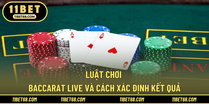 Luật chơi Baccarat live và cách xác định kết quả