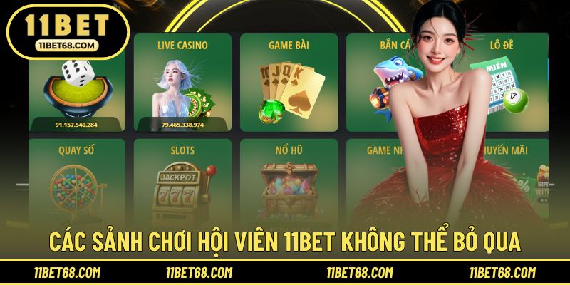 Đề xuất 4 sảnh chơi hút khách nhất của nhà cái