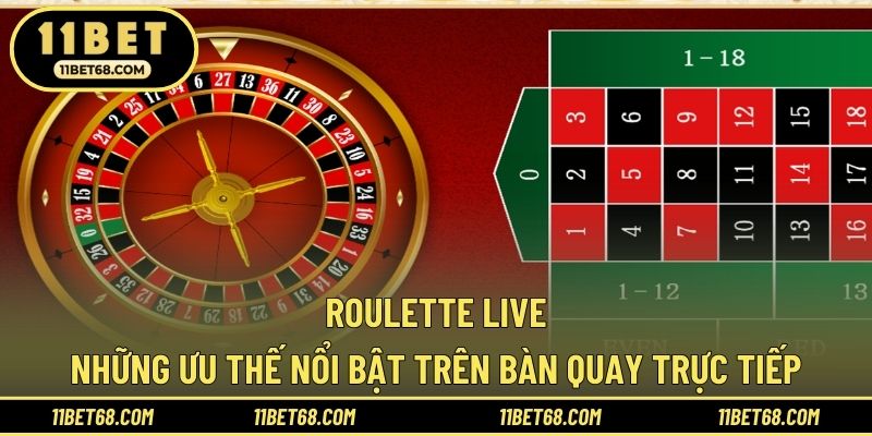 Roulette Live - Những Ưu Thế Nổi Bật Trên Bàn Quay Trực Tiếp